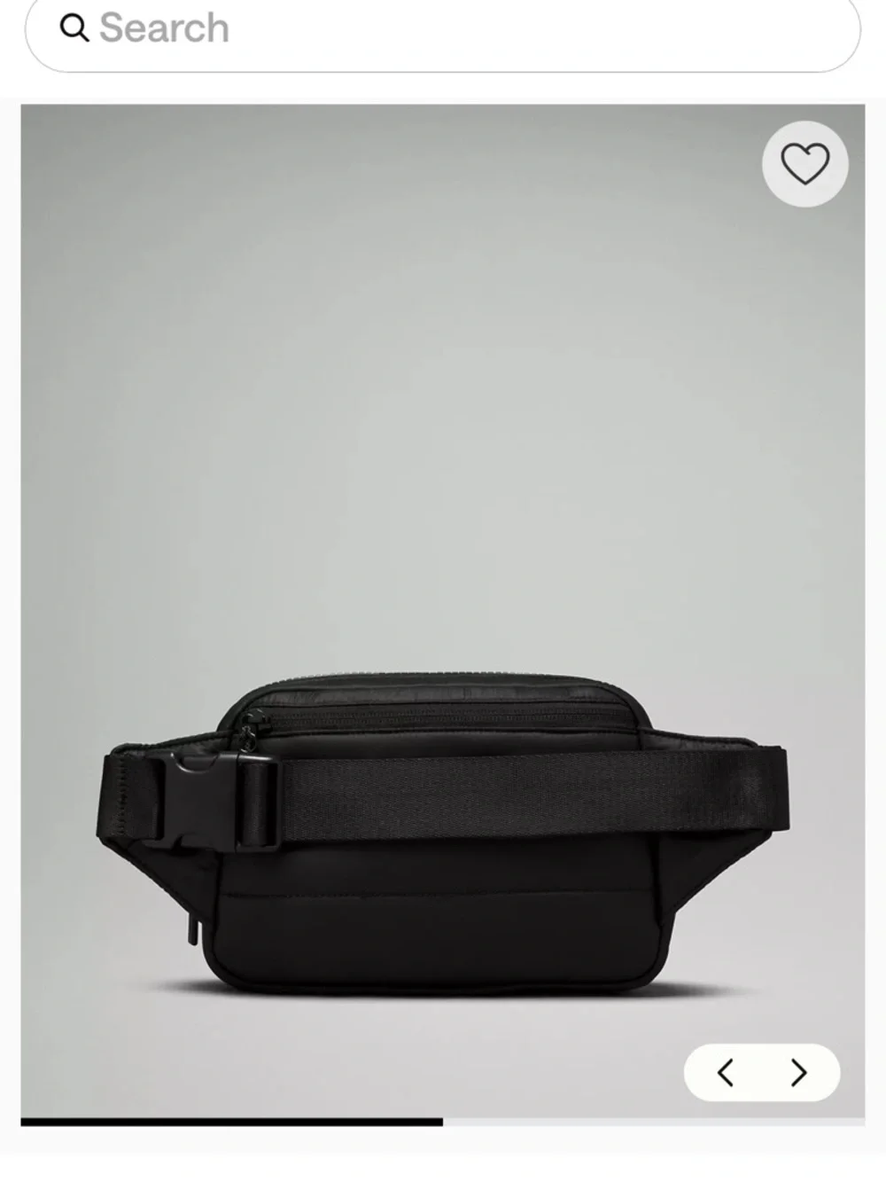 EUC lululemon Everywhere Belt Bag Large *Wunder Puff in black style LU9BH0S - Picture 10 of 13